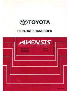 2003 TOYOTA AVENSIS WERKPLAATSHANDBOEK NEDERLANDS (DEEL 4)