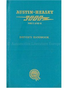 1963 AUSTIN HEALEY 3000 MKS I & II INSTRUCTIEBOEKJE ENGELS