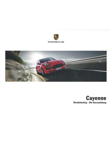 2013 PORSCHE CAYENNE QUICK GUIDE GERMAN