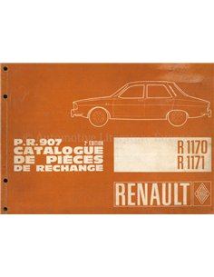 1970 RENAULT 12 SPARE PARTS CATALOG