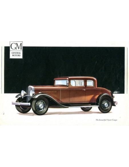 1931 OAKLAND THE FINE 8 BROCHURE ENGLISH