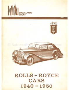 ROLLS-ROYCE CARS 1940 - 1950 (BROOKLANDS)
