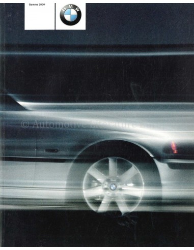 2000 BMW RANGE BROCHURE FRENCH