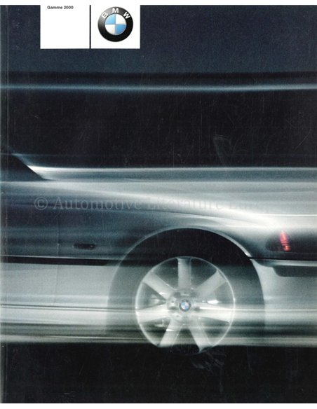 2000 BMW PROGRAMMA BROCHURE FRANS