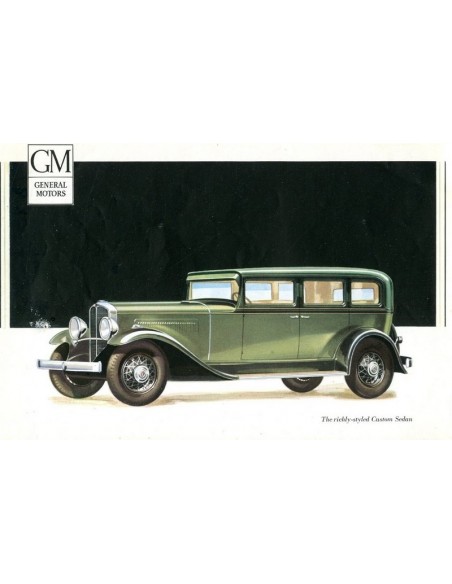 1931 OAKLAND THE FINE 8 BROCHURE ENGLISH