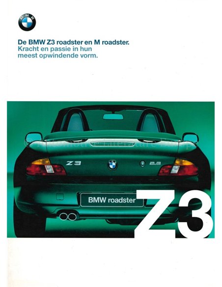 1999 BMW Z3 ROADSTER | M ROADSTER PROSPEKT NIEDRLÄNDISCH