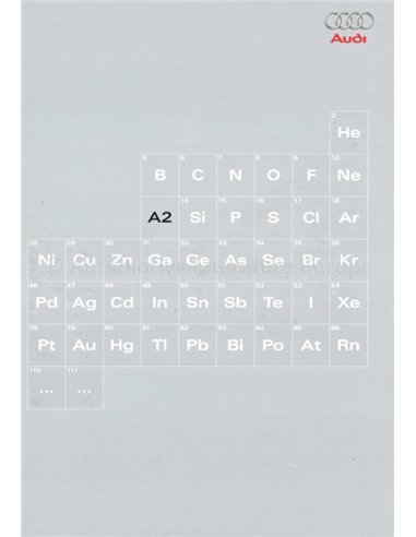 2002 AUDI A2 BROCHURE DUTCH