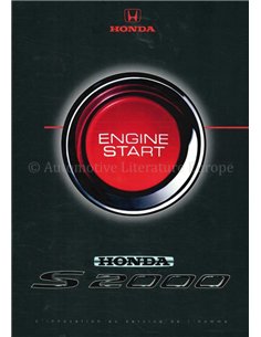 2000 HONDA S2000 BROCHURE FRENCH