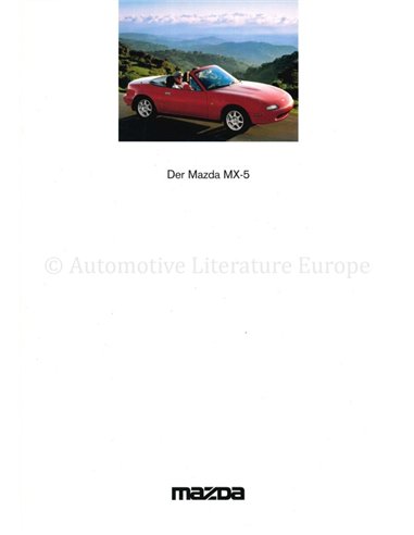 1995 MAZDA MX-5 BROCHURE DUITS