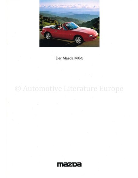 1995 MAZDA MX-5 BROCHURE DUITS