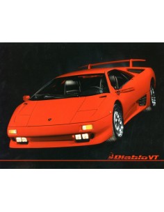 1993 LAMBORGHINI DIABLO VT LEAFLET ENGLELS