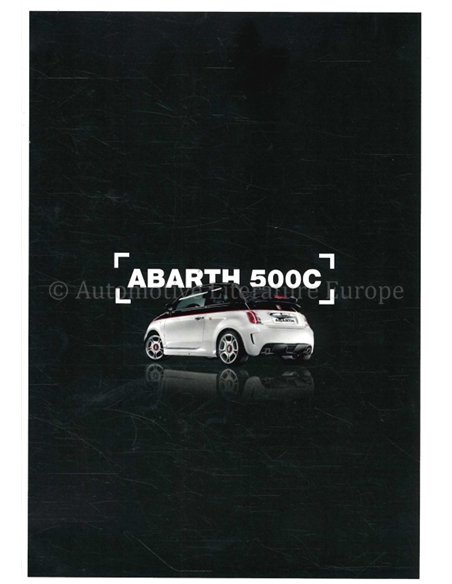 2010 ABARTH 500C BROCHURE ENGLISH
