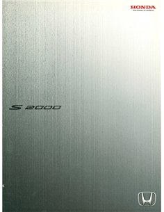 2003 HONDA S2000 BROCHURE JAPANESE
