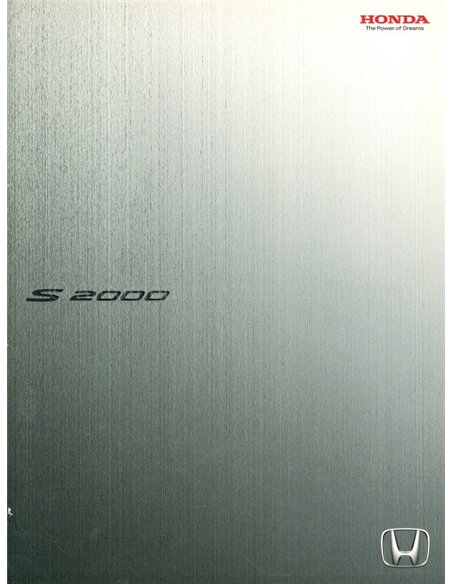 2003 HONDA S2000 BROCHURE JAPANESE