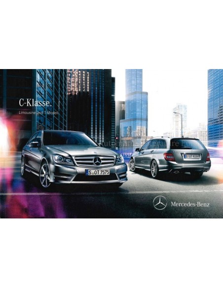 2013 MERCEDES BENZ C CLASS BROCHURE GERMAN