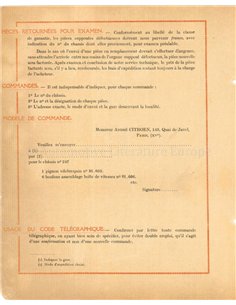 1927 CITROËN B14 ERZATSTEIL KATALOG FRANZÖSISCH 2