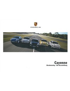 2011 PORSCHE CAYENNE VERKORT INSTRUCTIEBOEKJE DUITS
