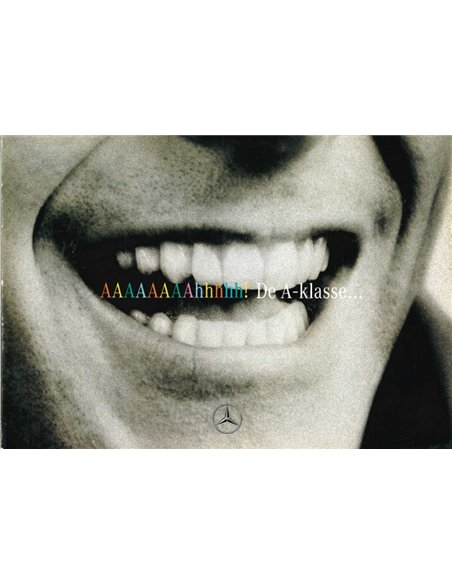 1997 MERCEDES BENZ A CLASS BROCHURE ENGLISH