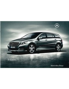 2010 MERCEDES BENZ R CLASS BROCHURE GERMAN