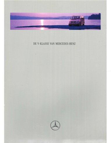 1996 MERCEDES BENZ V CLASS BROCHURE DUTCH