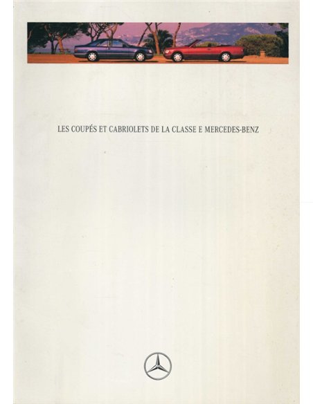 1995 MERCEDES BENZ E CLASS BROCHURE FRENCH