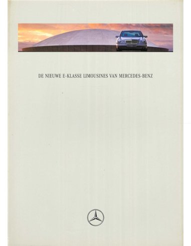 1996 MERCEDES BENZ E KLASSE SEDAN BROCHURE NEDERLANDS
