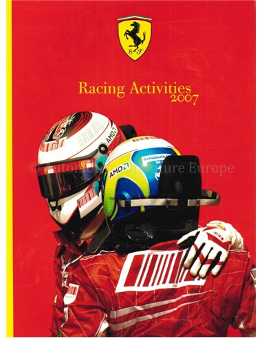 2007 FERRARI RACING ACTIVITIES YEARBBOOK ITALIAN | ENGLISH