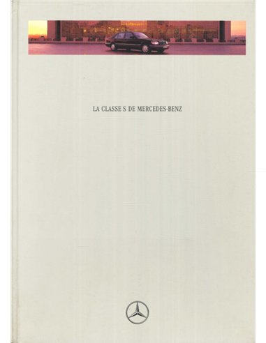 1995 MERCEDES BENZ S CLASS BROCHURE FRENCH