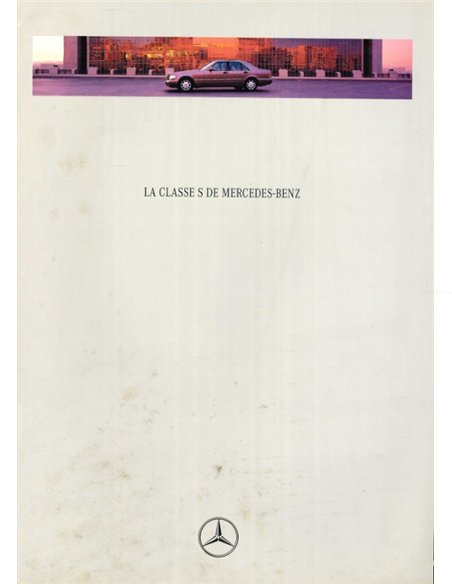 1994 MERCEDES BENZ S CLASS BROCHURE FRENCH