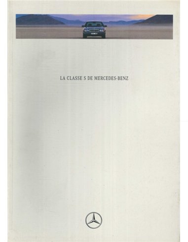 1991 MERCEDES BENZ S KLASSE BROCHURE DUITS