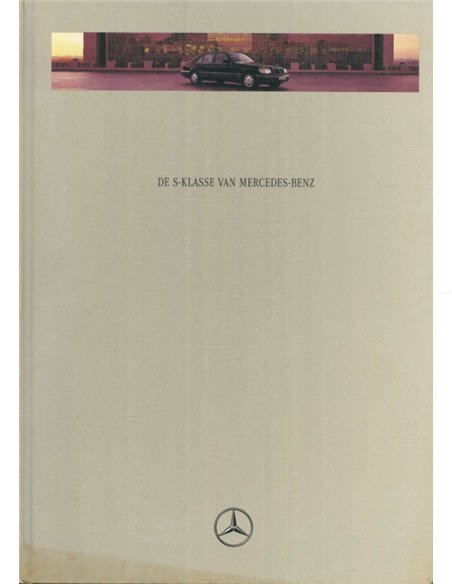 1994 MERCEDES BENZ S KLASSE HARDCOVER BROCHURE NEDERLANDS