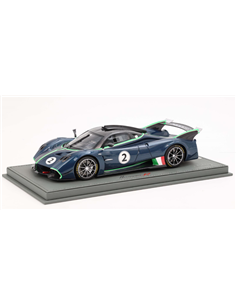 2021 PAGANI HUAYRA R MATT/GLOSS BLUE BBR MODELAUTO 061/100