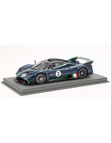 2021 PAGANI HUAYRA R MATT/GLOSS BLUE BBR MODELAUTO 061/100