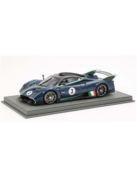 2021 PAGANI HUAYRA R MATT/GLOSS BLUE BBR MODELCAR 061/100