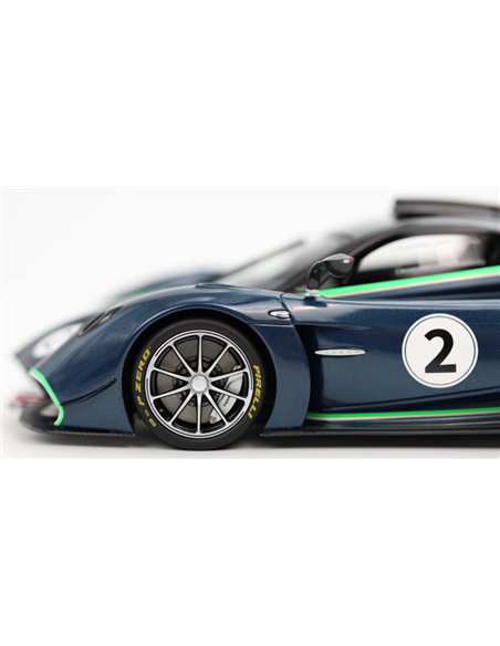 2021 PAGANI HUAYRA R MATT/GLOSS BLUE BBR MODELAUTO 061/100