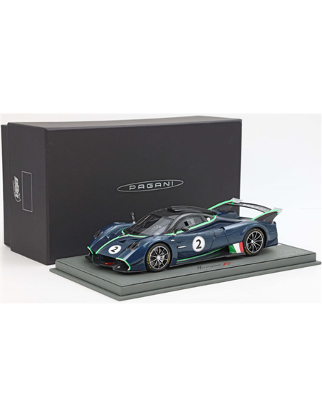 2021 PAGANI HUAYRA R MATT/GLOSS BLUE BBR MODELCAR 061/100