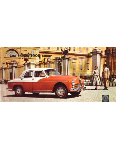 1957 ALFA ROMEO 1900 SUPER BROCHURE ITALIAANS