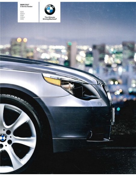 2006 BMW 5 SERIES SALOON BROCHURE ENGLISH (US)