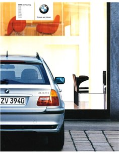 2004 BMW 3ER TOURING PROSPEKT DEUTSCH