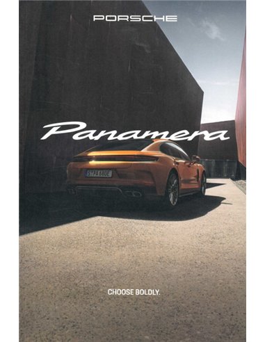 2024 PORSCHE PANAMERA BROCHURE NEDERLANDS
