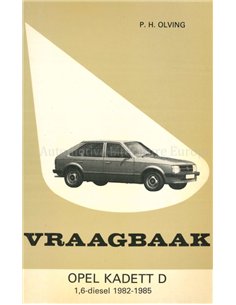 1982 - 1985 OPEL KADETT D, DIESEL, REPARATURANLEITUNG