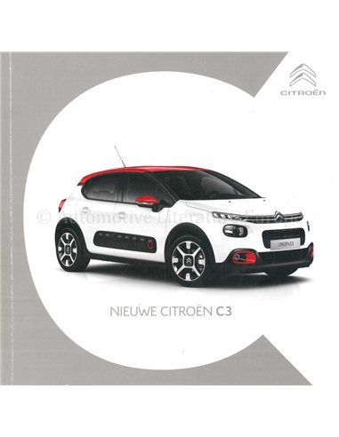 2016 CITROEN C3.BROCHURE DUTCH
