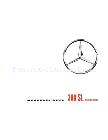 1962 MERCEDES BENZ 300 SL PROSPEKT (REPRINT) DEUTSCH