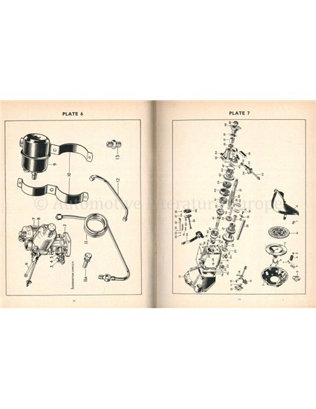 1946 - 1948 SINGER 9 H.P. ROADSTER SPARE PARTS CATALOG