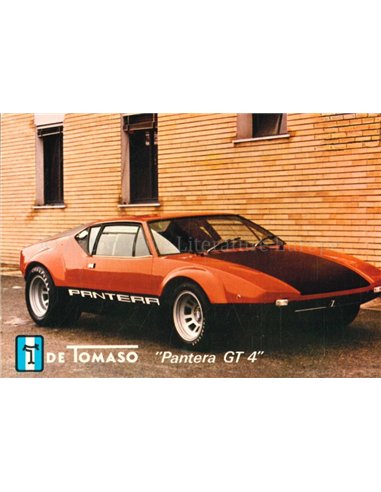 DE TOMASO PANTERA GT 4 POSTCARD