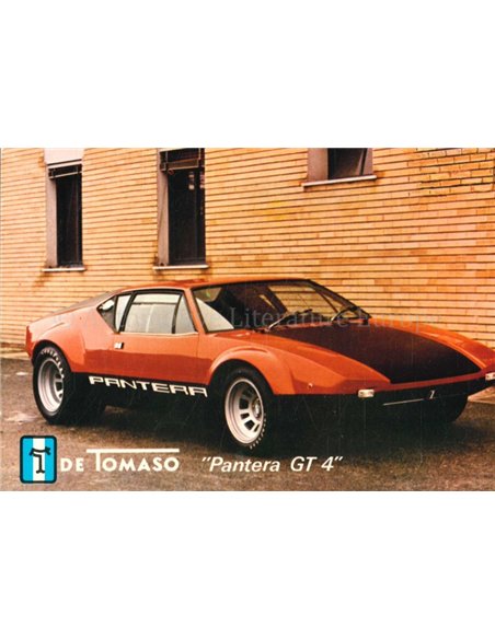 DE TOMASO PANTERA GT 4 POSTCARD