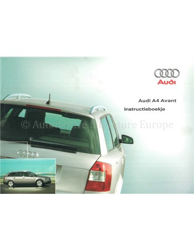 2002 AUDI A4 AVANT BETRIEBSANLEITUNG NIEDERLÄNDISCH