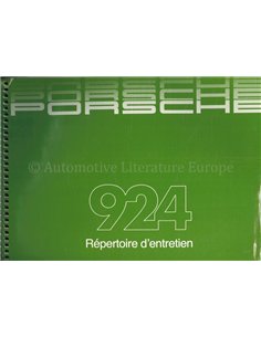 1983 PORSCHE 924 OWNERS MANUAL FRENCH
