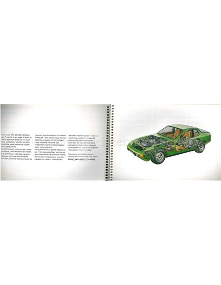 1983 PORSCHE 924 OWNERS MANUAL FRENCH