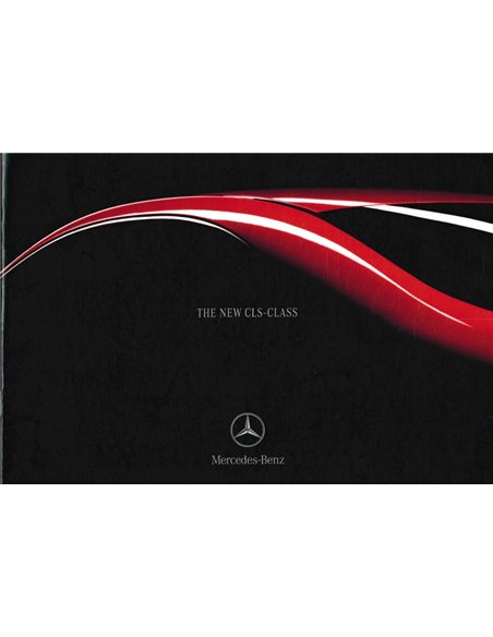 2004 MERCEDES BENZ CLS KLASSE BROCHURE ENGLES